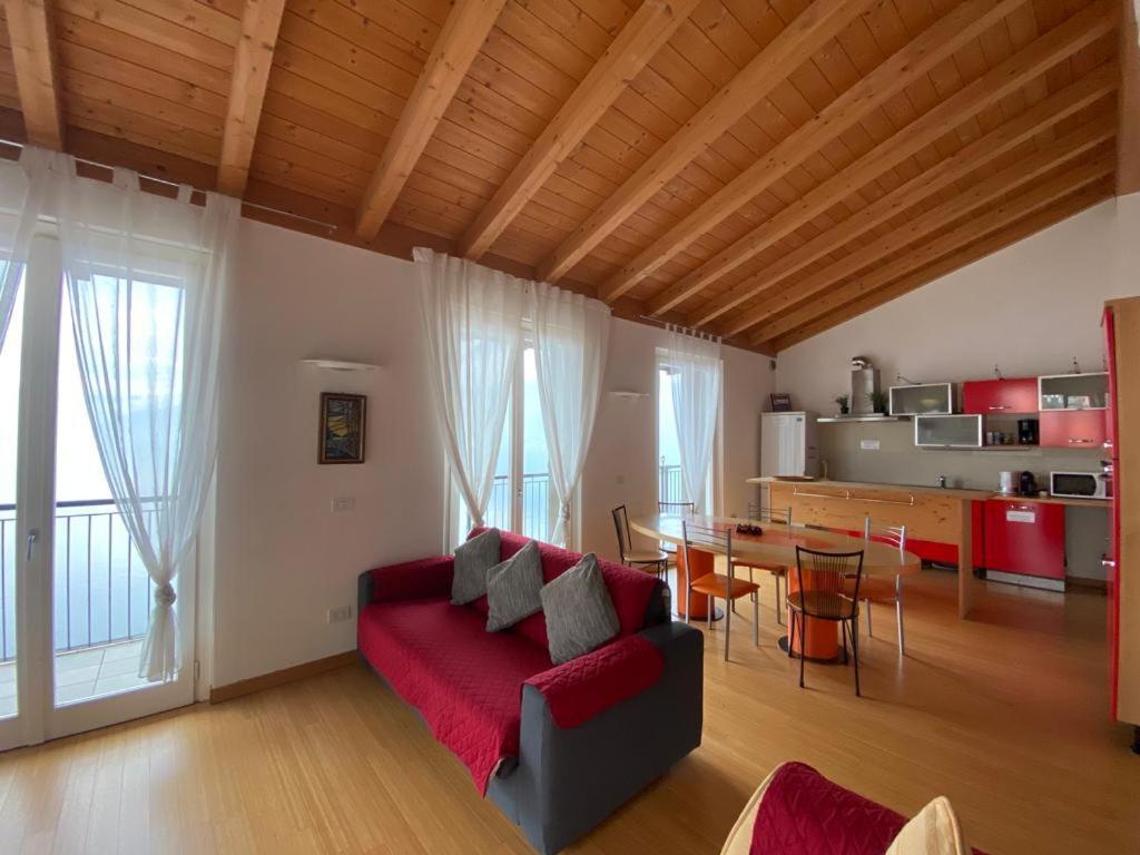 Luxury Penthouse With Big Terrace Apartment Argegno Exterior photo